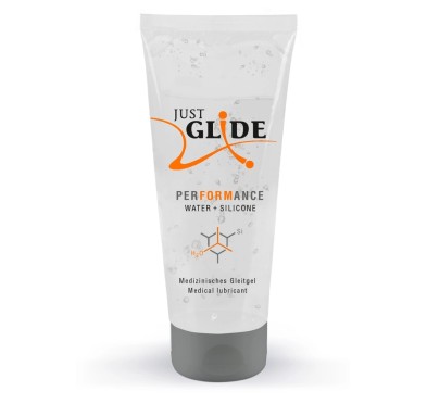 Just Glide Performance - Lubrykant Medyczny Na Bazie Wody I Silikonu 200 ml